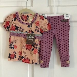 Matilda Jane Fanciful Floral/Little Door Legging